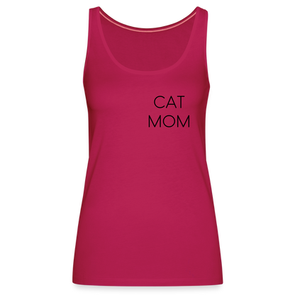 LiNBW. Frauen Tank-Top Stolzes Personal einer Katze - dunkles Pink