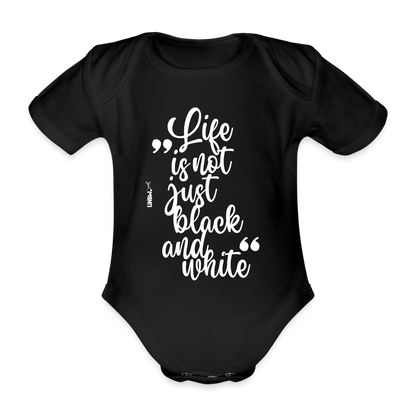 LiNBW. Body Kurzarm Life is not just black and white - Schwarz