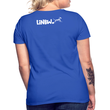 LiNBW. Frauen T-Shirt Dalmatiner Life is not just black and white - Royalblau