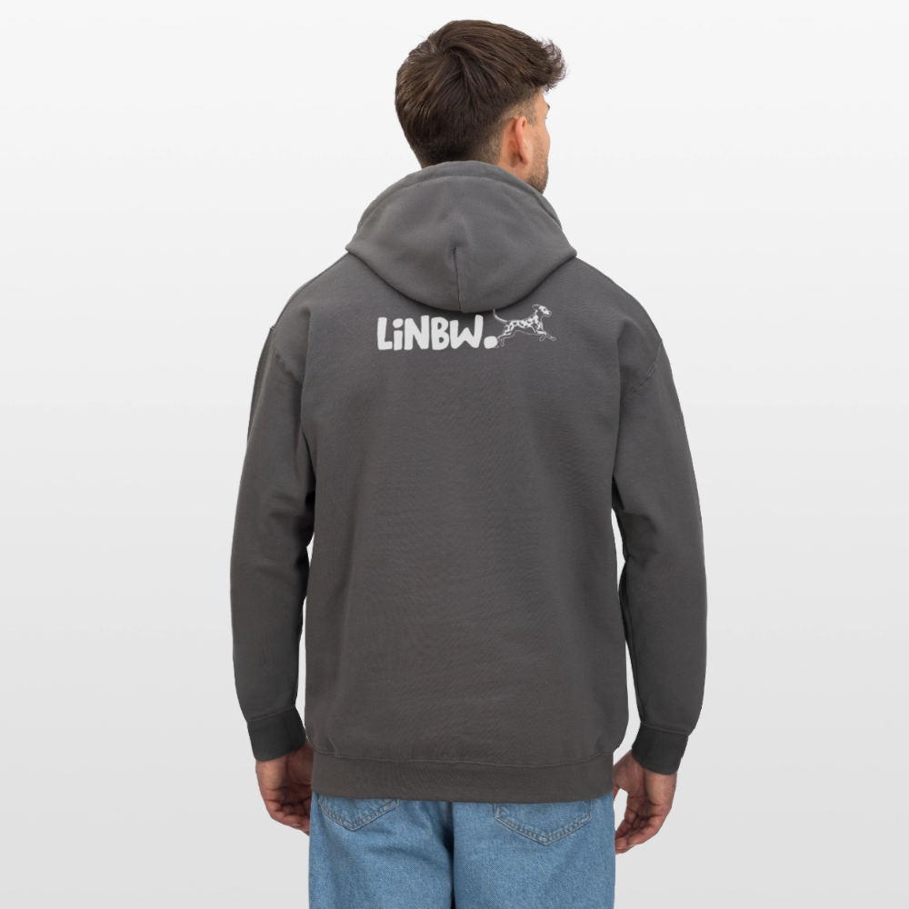 LiNBW. Männer & Frauen Hoodie Life is not just black and white - Dunkelgrau