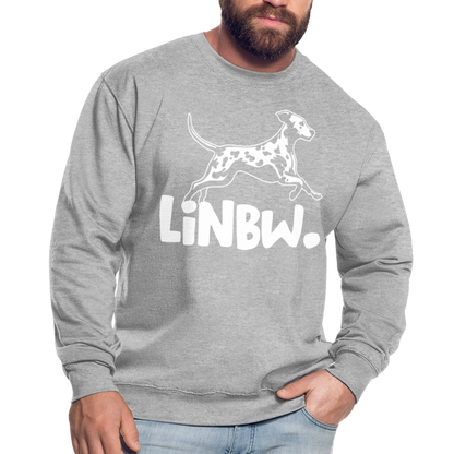LiNBW. Männer Pullover - Weißgrau meliert