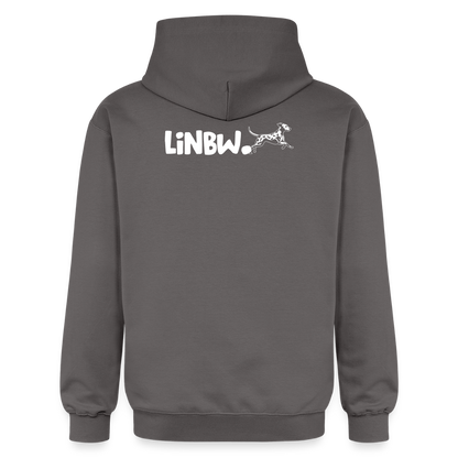 LiNBW. Männer & Frauen Hoodie Life is not just black and white - Dunkelgrau