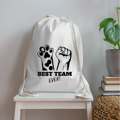 LiNBW. Turnbeutel Best Team Ever - Weiß