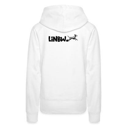 LiNBW. Frauen Hoodie Life is not just black and white - Weiß