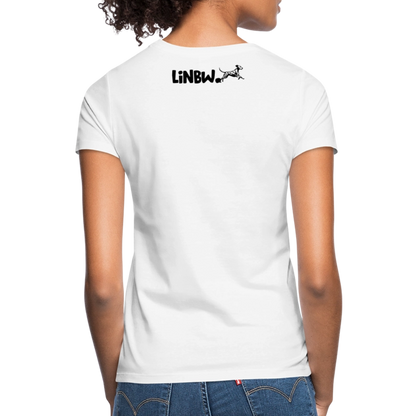 LiNBW. Frauen T-Shirt Dalmatiner Life is not just black and white - Weiß