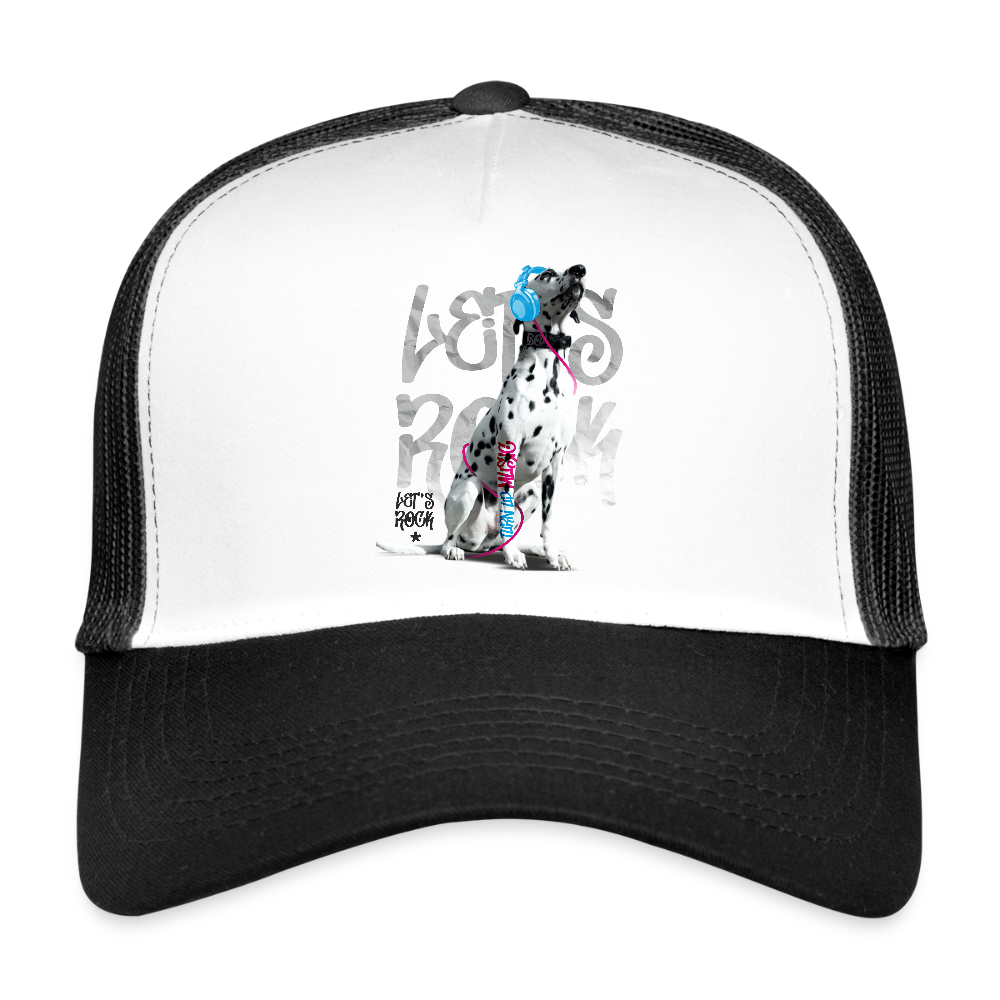 LiNBW. Cap Dalmatiner Let's Rock - Weiß/Schwarz