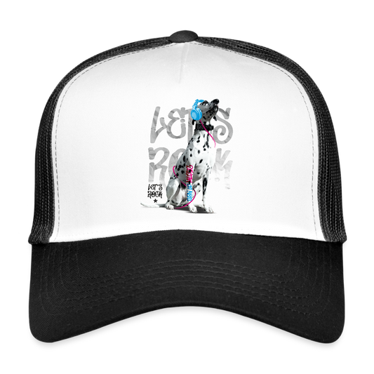 LiNBW. Cap Dalmatiner Let's Rock - Weiß/Schwarz