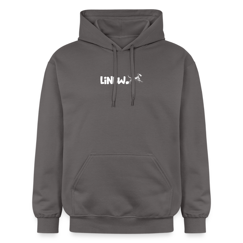 LiNBW. Männer & Frauen Hoodie Life is not just black and white - Dunkelgrau