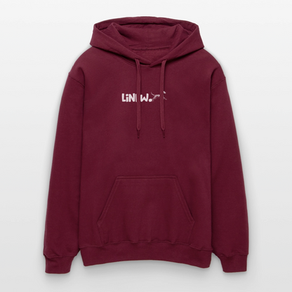 LiNBW. Männer & Frauen Hoodie Life is not just black and white - Maroon