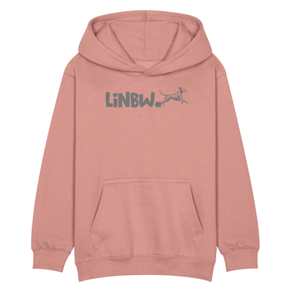 LiNBW. Kinder Hoodie Life is not just black and white - Altrosa
