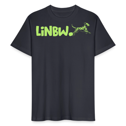 LiNBW. Männer T-Shirt Life is not just black and white - Dunkles Graublau