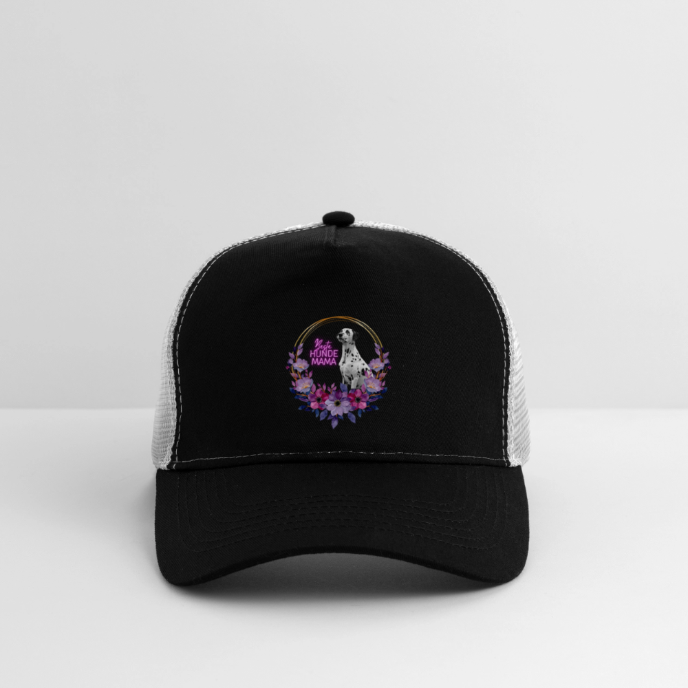 LiNBW. Cap Dalmatiner Beste Hundemama - Schwarz/Steingrau