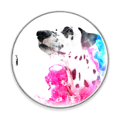 Magnet „Boa Art Edition“ – Dalmatiner trifft Farbexplosion - Weiß