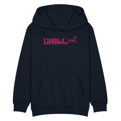 LiNBW. Kinder Hoodie Life is not just black and white - Navy
