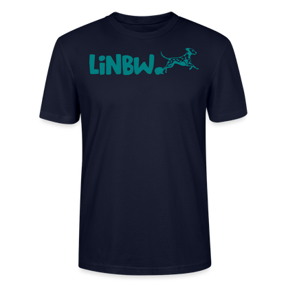 LiNBW. Männer T-Shirt Life is not just black and white - Navy