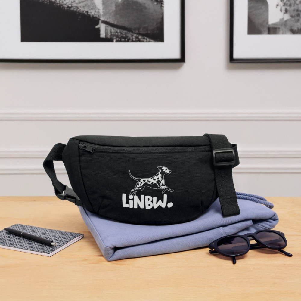LiNBW. Recycelte Gürteltasche - Schwarz
