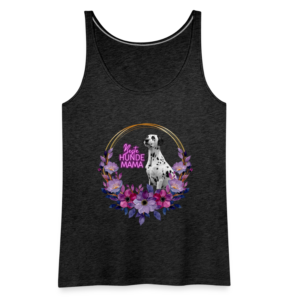 LiNBW. Frauen Tank-Top Beste Hundemama - Anthrazit