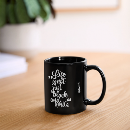 LiNBW. Keramiktasse Life is not just black and white - Schwarz