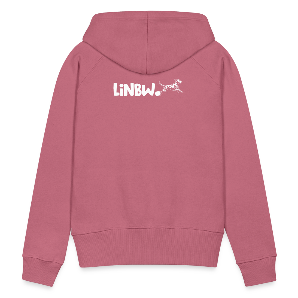 LiNBW. Frauen Hoodie Life is not just black and white - Malve