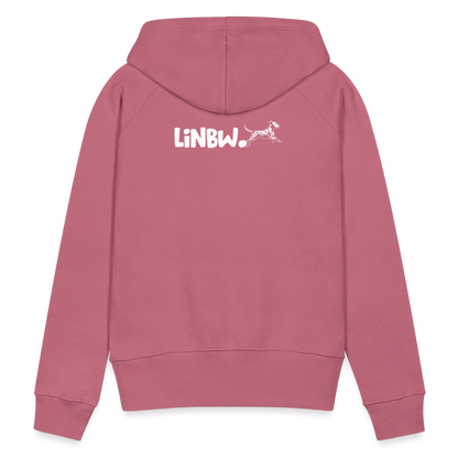 LiNBW. Frauen Hoodie Life is not just black and white - Malve