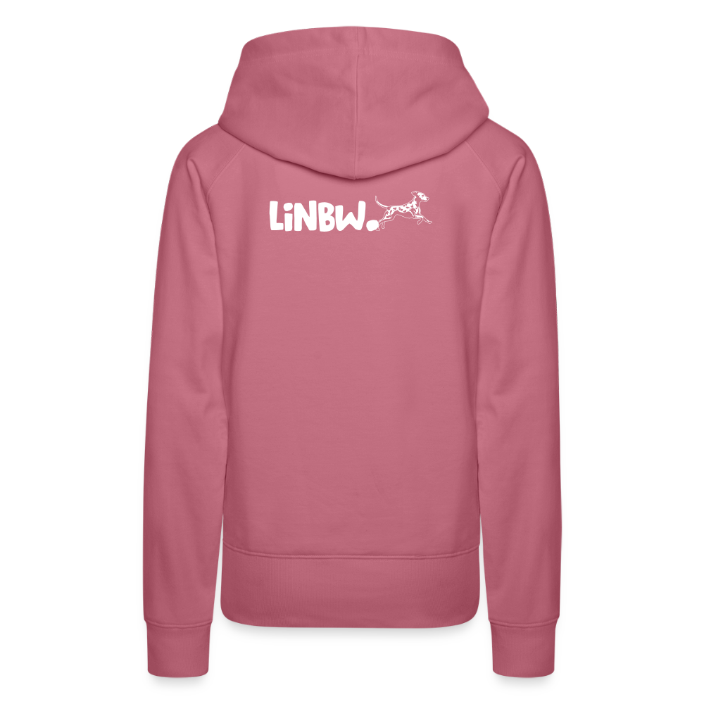 LiNBW. Frauen Hoodie Life is not just black and white - Malve