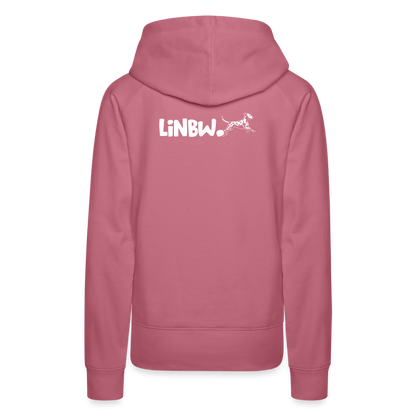 LiNBW. Frauen Hoodie Life is not just black and white - Malve
