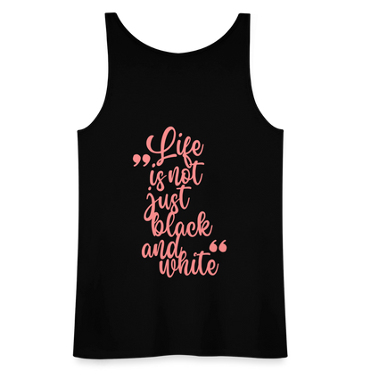 LiNBW. Frauen Tank-Top Life is not just black and white - Schwarz