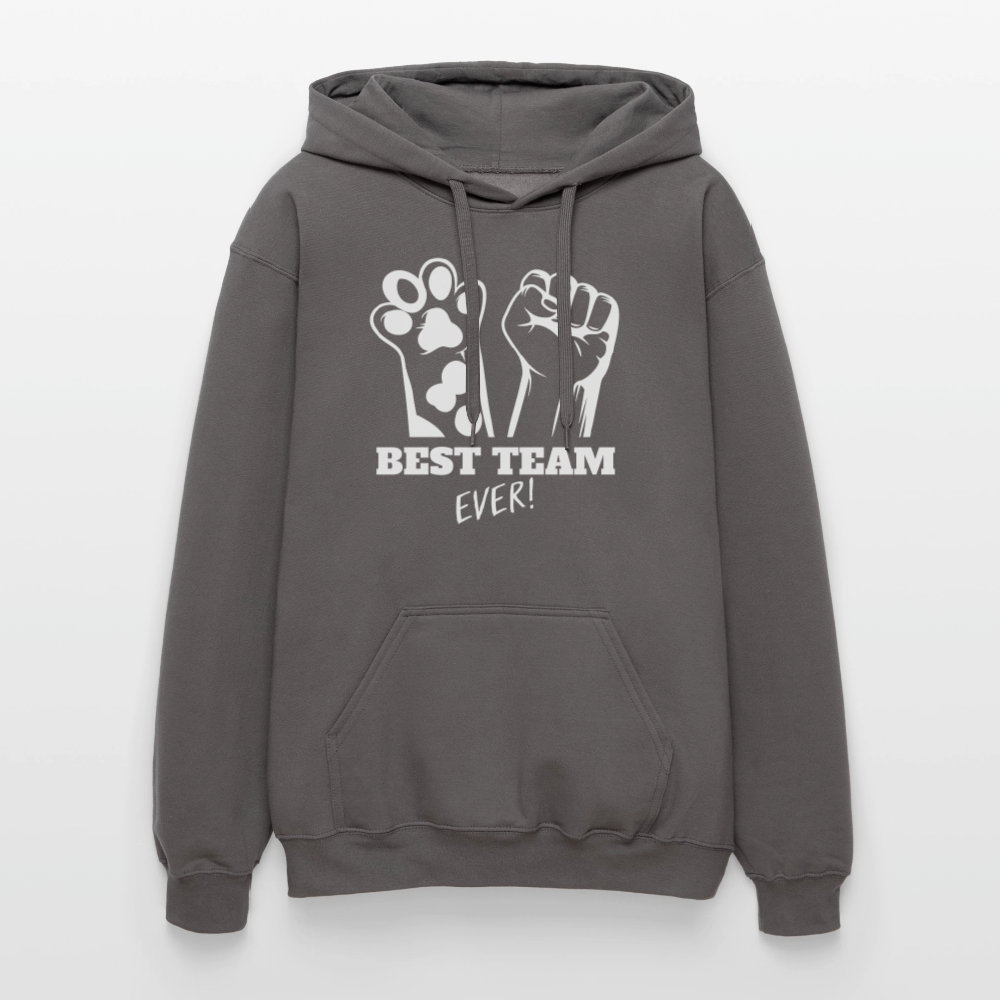 LiNBW. Männer & Frauen Hoodie Best Team Ever - Dunkelgrau