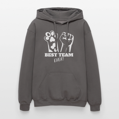 LiNBW. Männer & Frauen Hoodie Best Team Ever - Dunkelgrau
