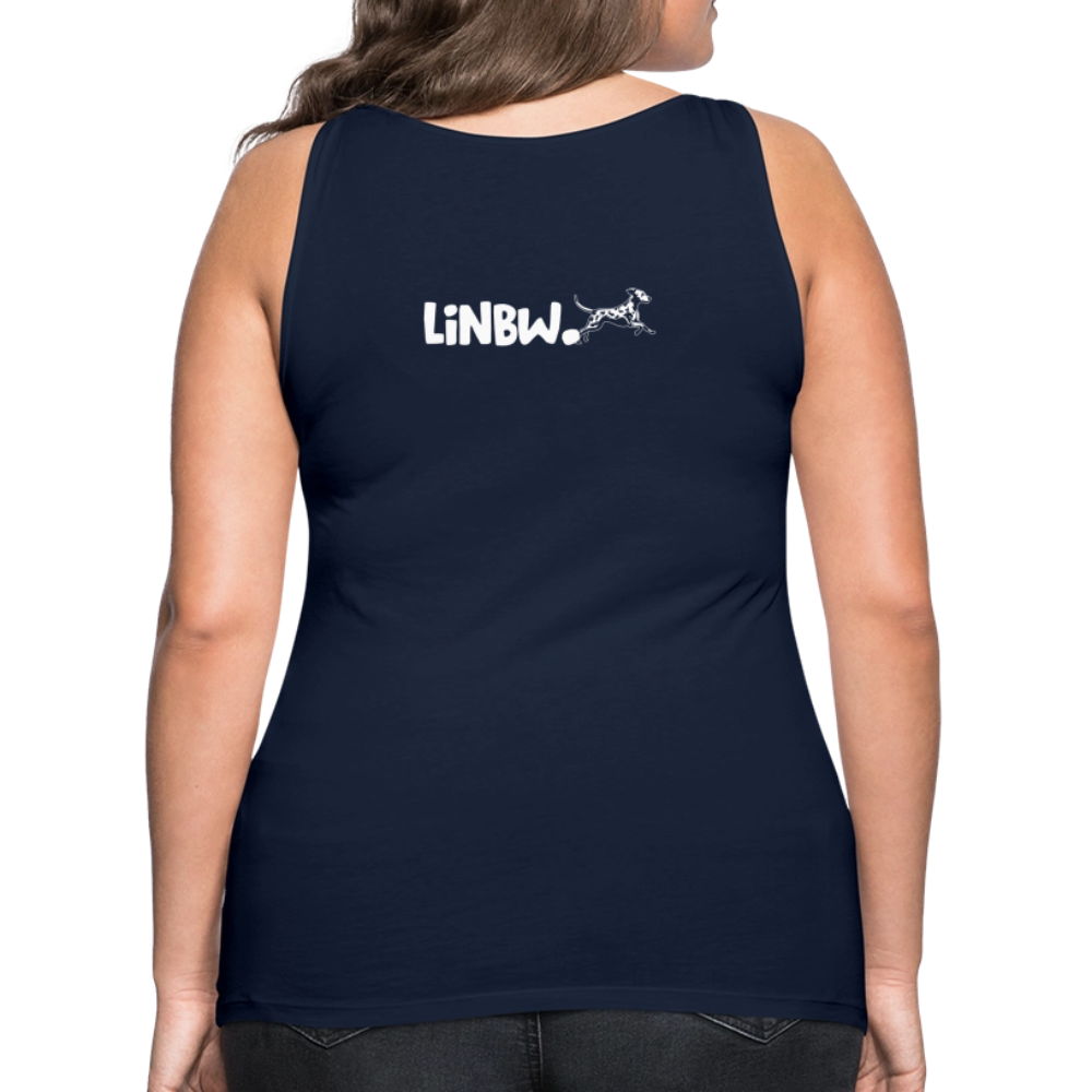 LiNBW. Frauen Tank-Top Life is not just black and white - Navy