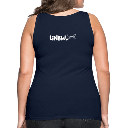 LiNBW. Frauen Tank-Top Life is not just black and white - Navy