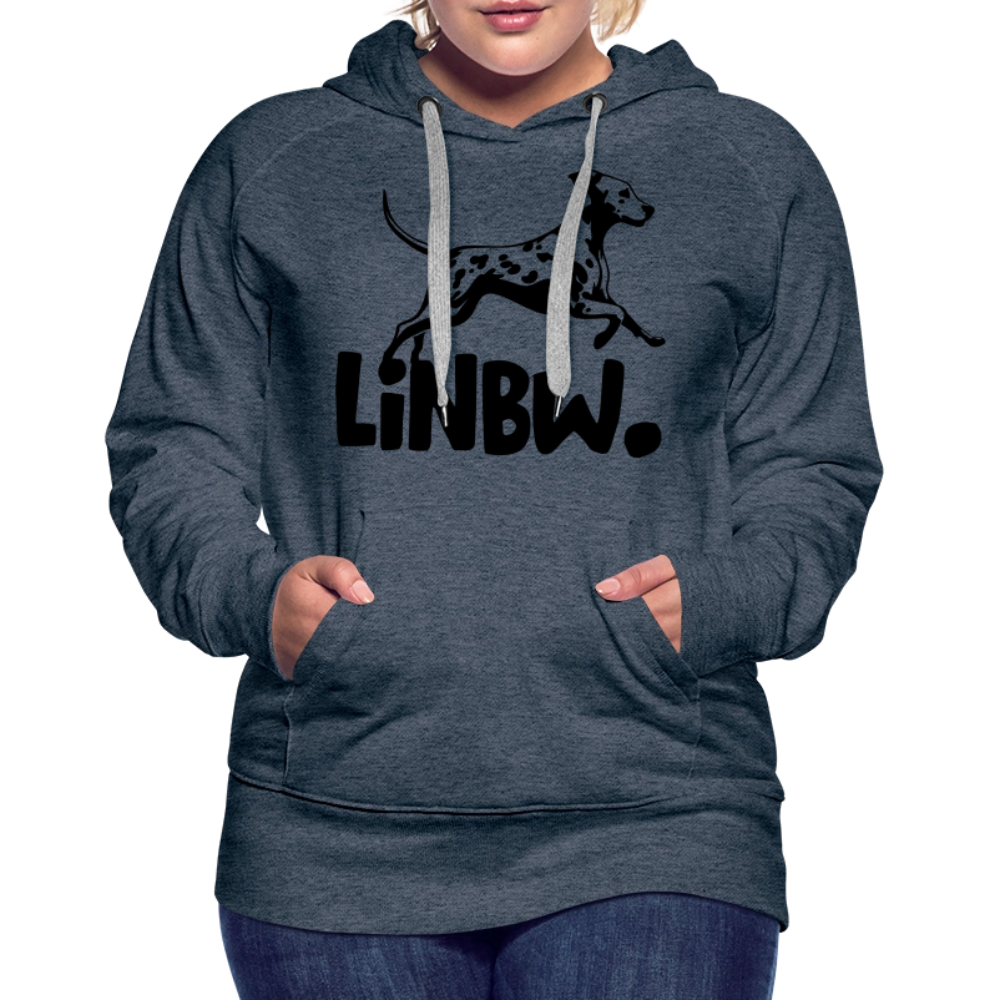 LiNBW. Frauen Hoodie - Jeansblau