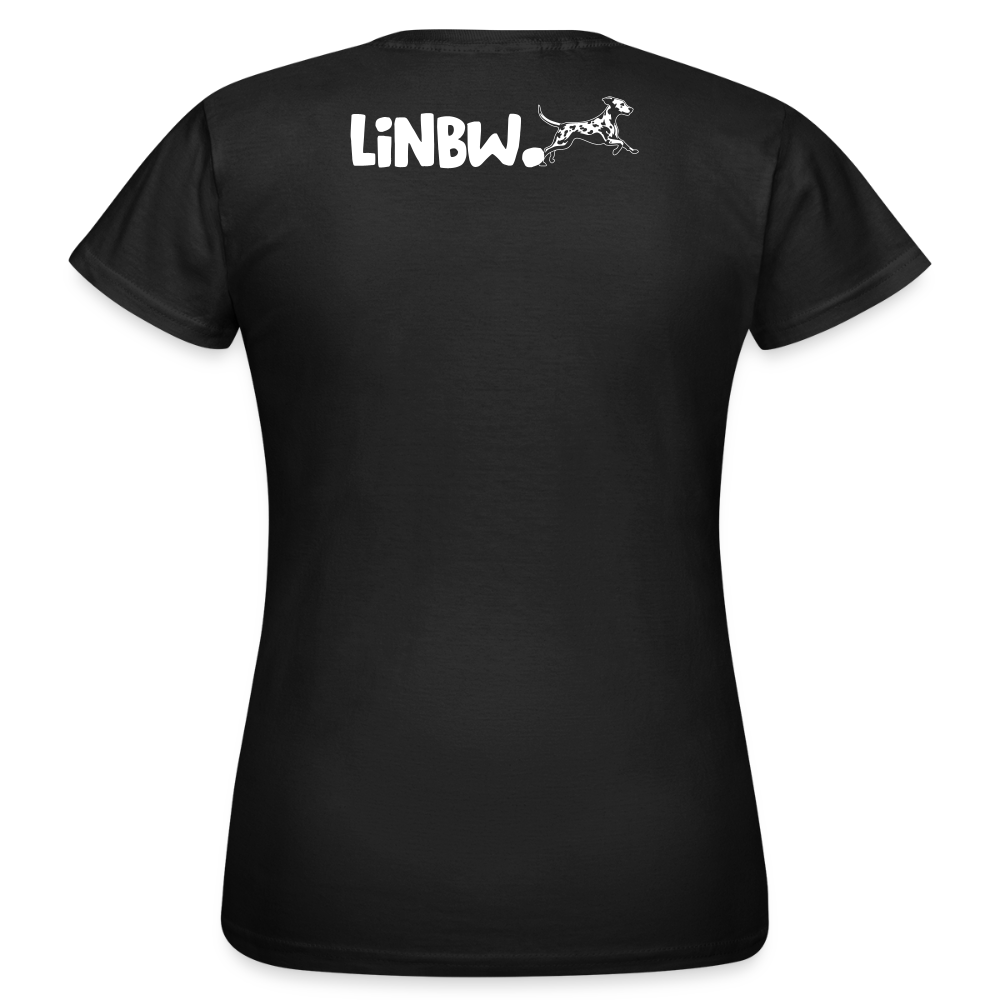LiNBW. Frauen T-Shirt Dalmatiner Life is not just black and white - Schwarz