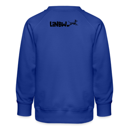 LiNBW. Kinder Pullover Life is not just black and white - Royalblau