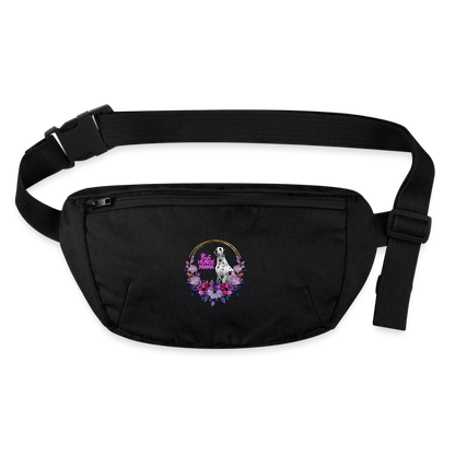 LiNBW. Recycelte Gürteltasche Dalmatiner Beste Hundemama - Schwarz