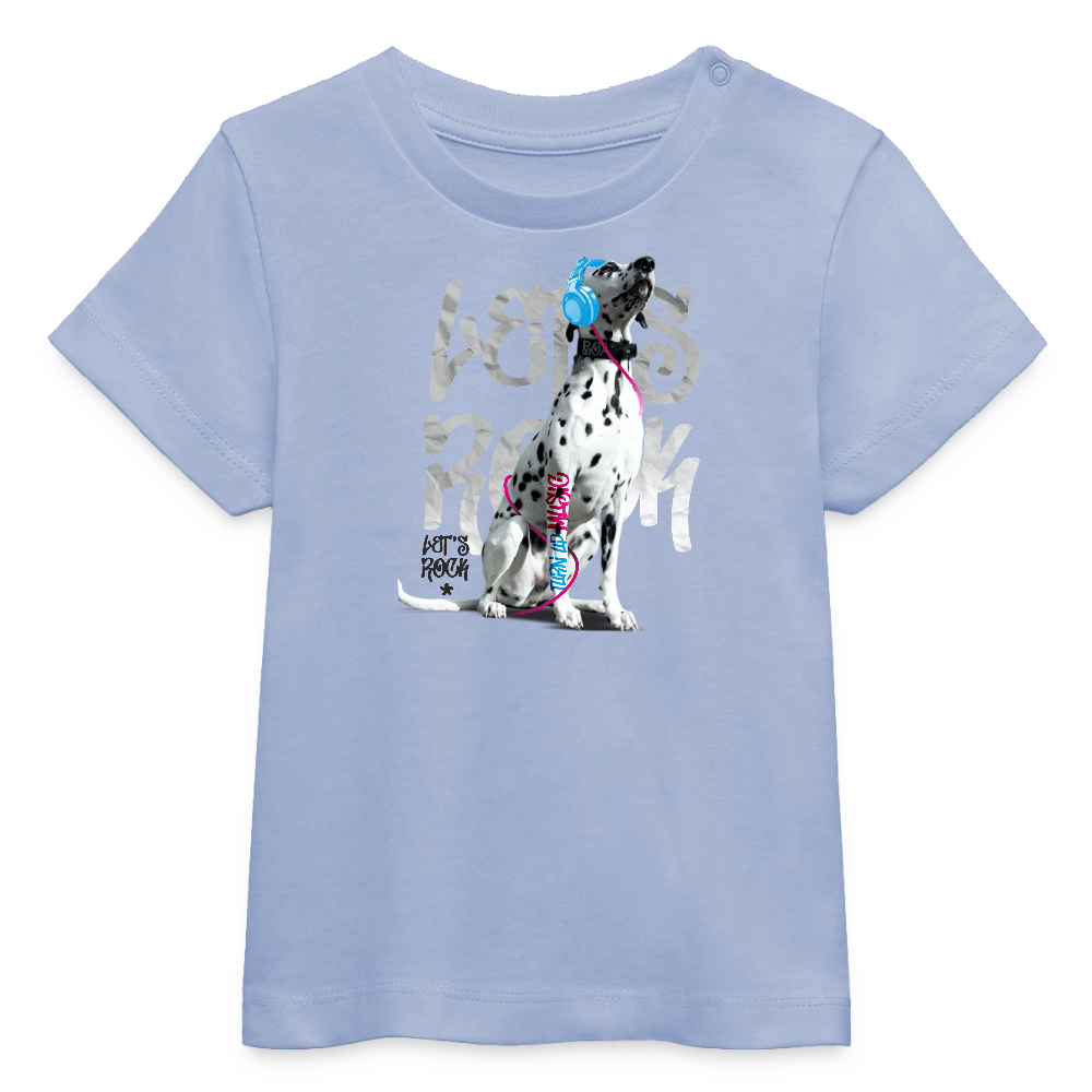 LiNBW. Baby T-Shirt Dalmatiner Let's Rock - Sky