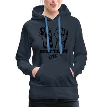 LiNBW.  Frauen Hoodie Best Team Ever - Navy