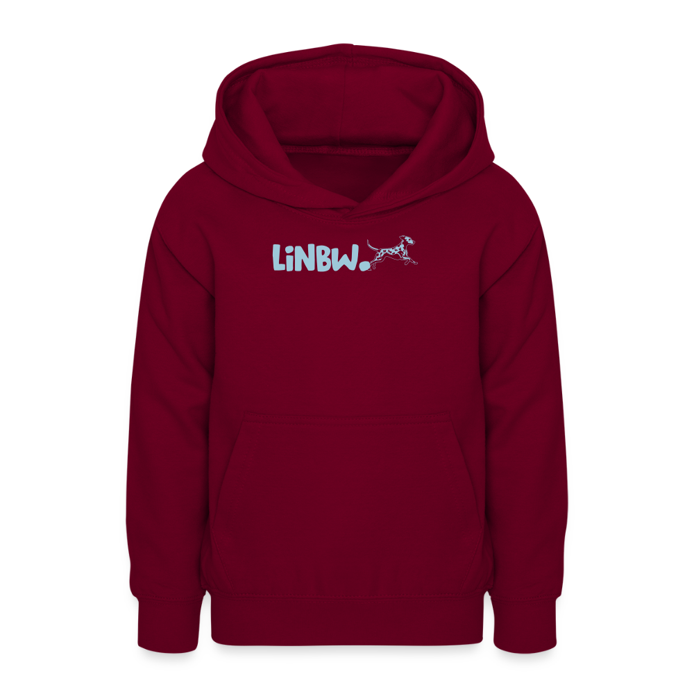 LiNBW. Teenager Hoodie Life is not just black and white - Bordeaux