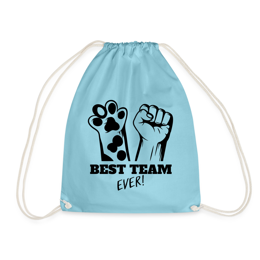 LiNBW. Turnbeutel Best Team Ever - Aqua
