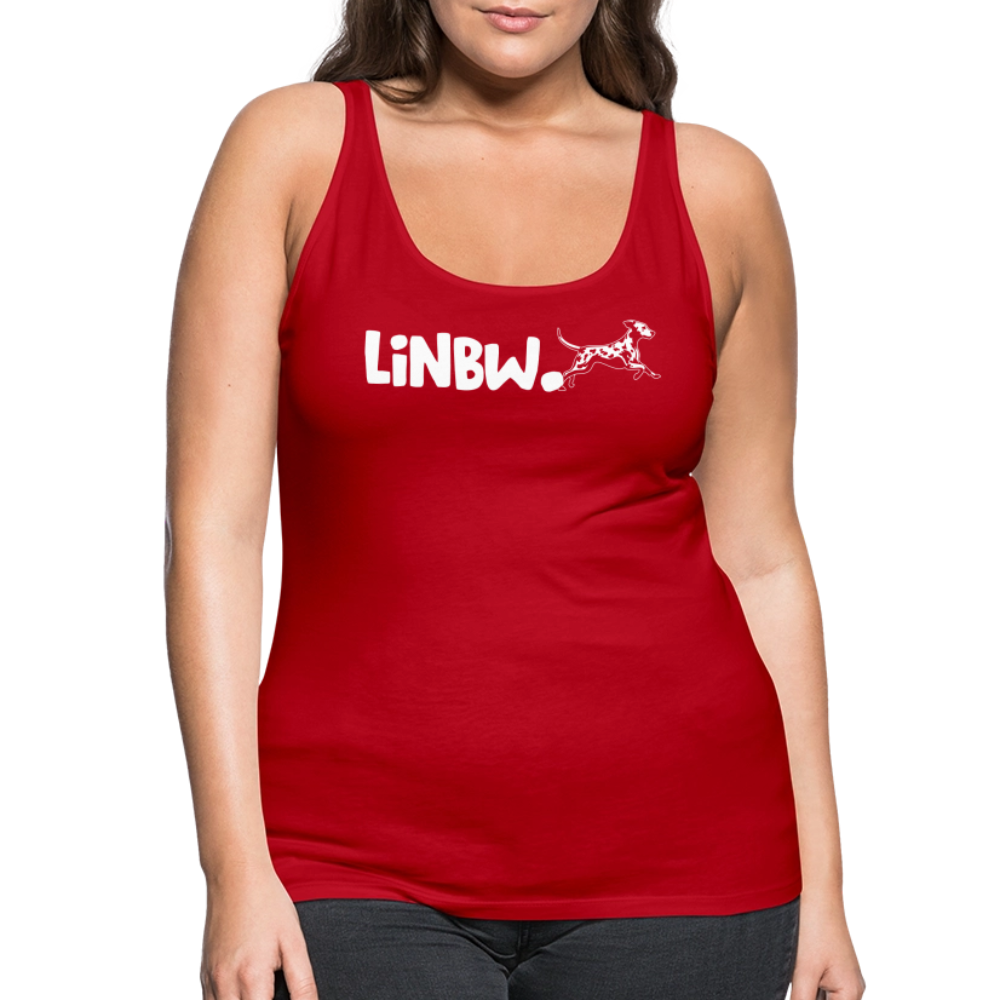 LiNBW. Frauen Tank-Top Life is not just black and white - Rot