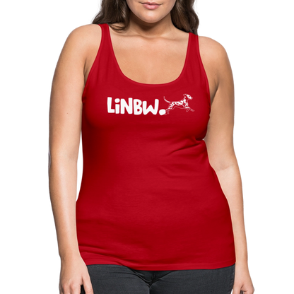 LiNBW. Frauen Tank-Top Life is not just black and white - Rot