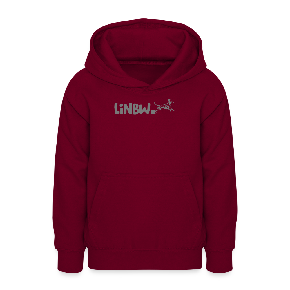 LiNBW. Teenager Hoodie Life is not just black and white - Bordeaux