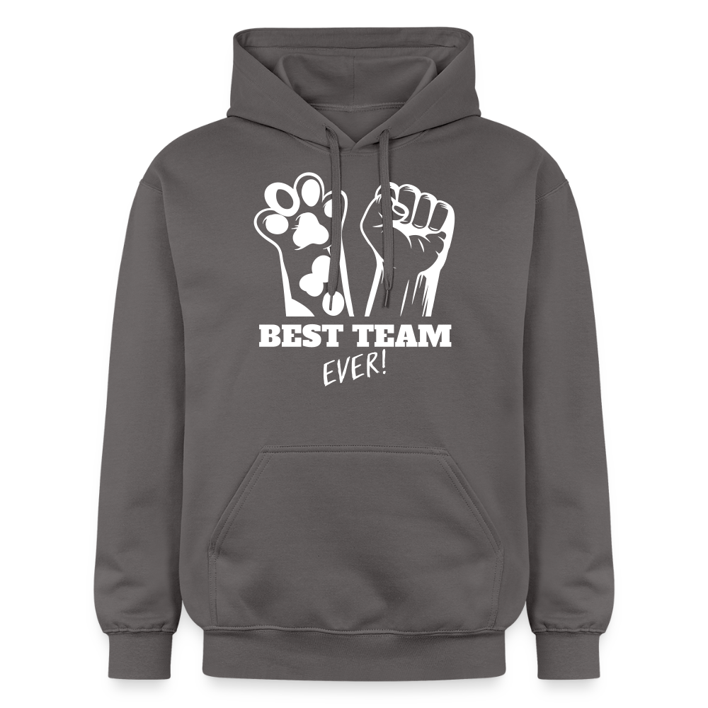 LiNBW. Männer & Frauen Hoodie Best Team Ever - Dunkelgrau