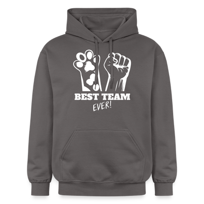 LiNBW. Männer & Frauen Hoodie Best Team Ever - Dunkelgrau