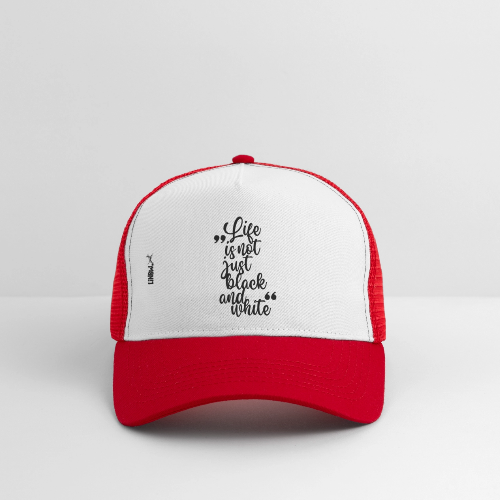 LiNBW. Cap Life is not just black and white - Weiß/Rot