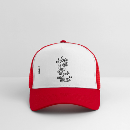 LiNBW. Cap Life is not just black and white - Weiß/Rot