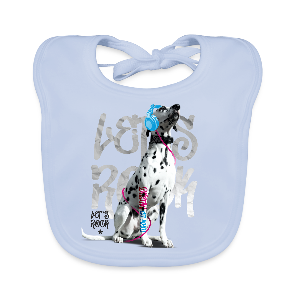 LiNBW. Lätzchen Dalmatiner Let's Rock - sky Blue