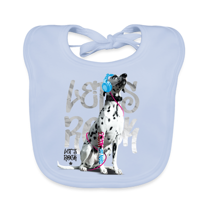 LiNBW. Lätzchen Dalmatiner Let's Rock - sky Blue