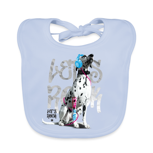 LiNBW. Lätzchen Dalmatiner Let's Rock - sky Blue