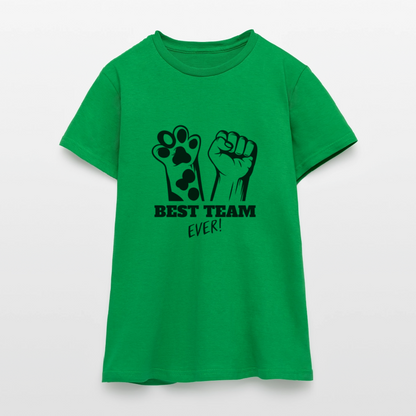 LiNBW. Frauen T-Shirt Best Team Ever - Kelly Green